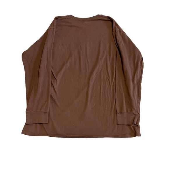 Hollister Brown Crew Neck Cotton Graphic T-Shirt Size M - Picture 2 of 5